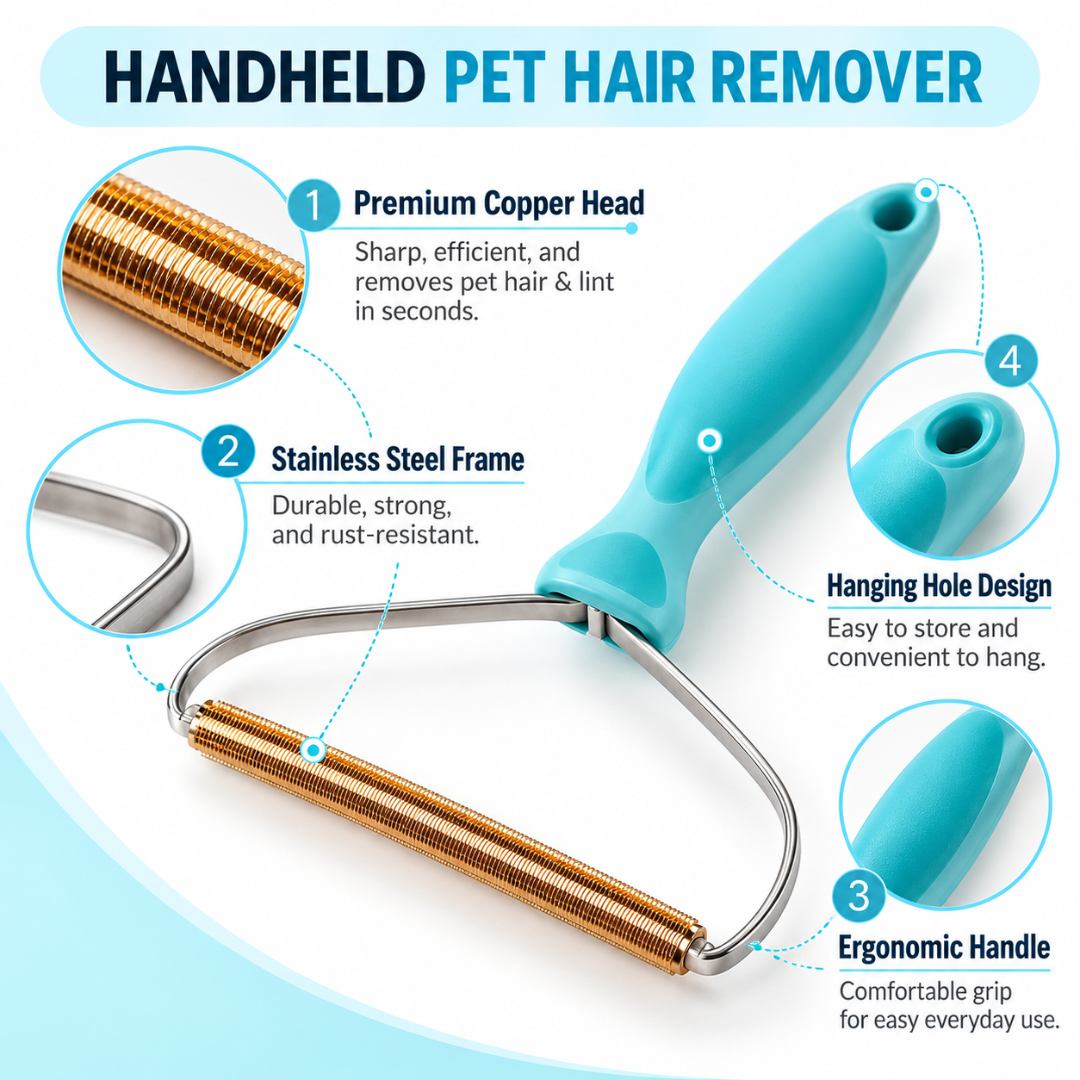 3-in-1 Pet Hair Remover